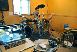 Vドラム 省力機材で動画REC