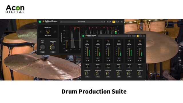ドラムの音だけ抜き出す！Acon Digital Drum Production Suiteの実力