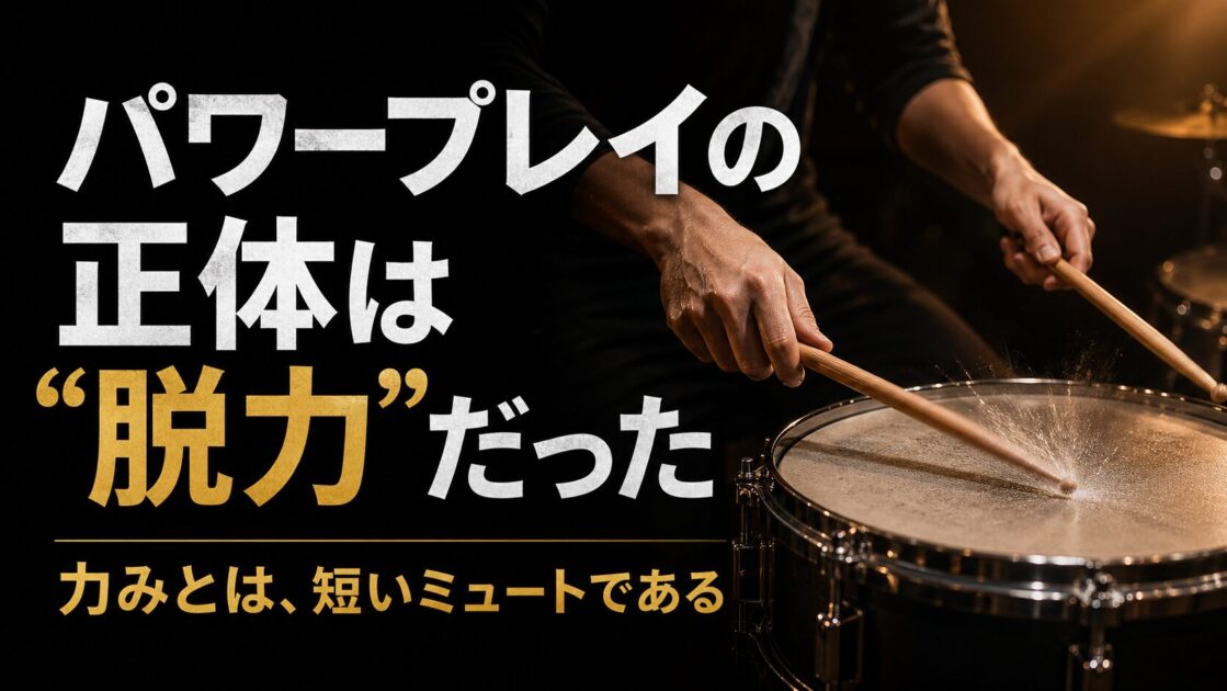 「全力で叩き続けられるわけがない」パワープレイの正体は“脱力”だった